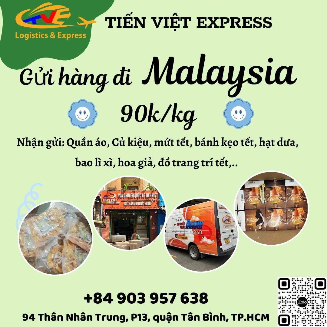 Gửi hàng đi Malaysia  - Tiến Việt Express